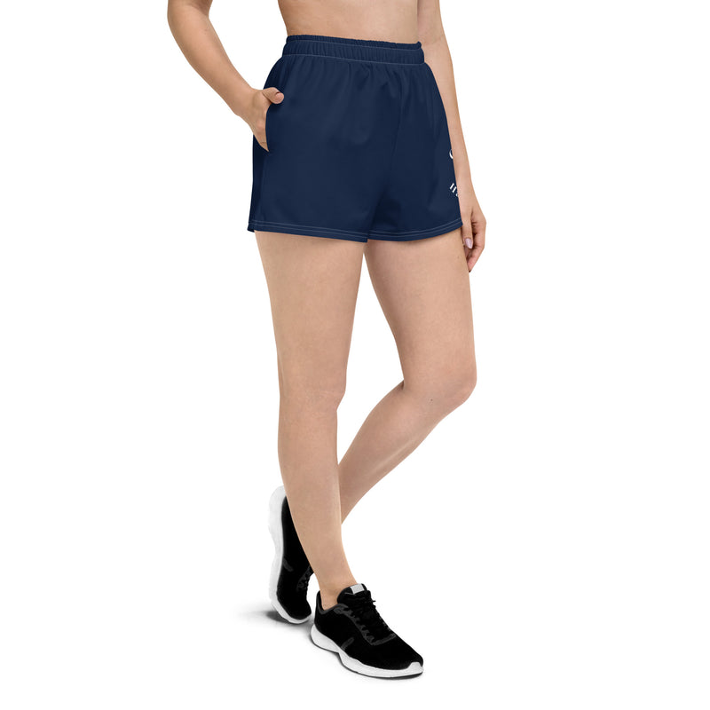 Choose Happiness Shorty Athletic Shorts- Navy