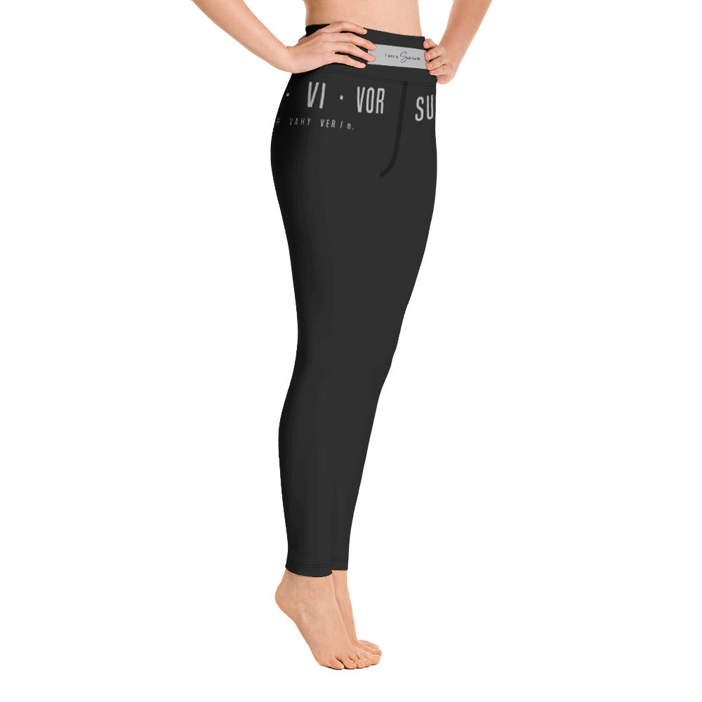 I Am A Survivor French Leggings