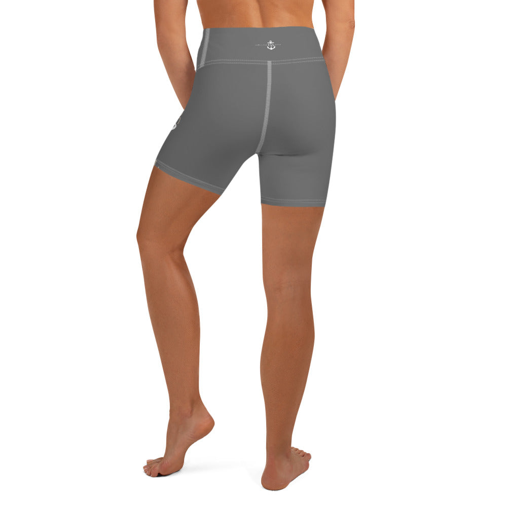 Scarred Over Scared Flame Yoga Shorts