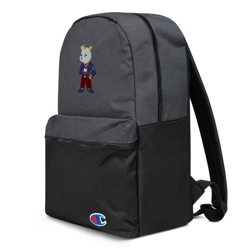 Blanche Embroidered Champion Backpack