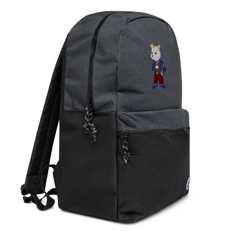 Blanche Embroidered Champion Backpack