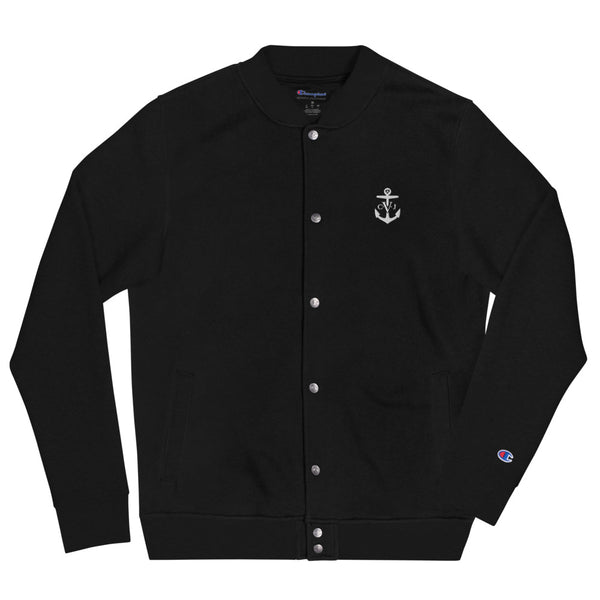 Commodore Val Jones Embroidered Champion Bomber Jacket