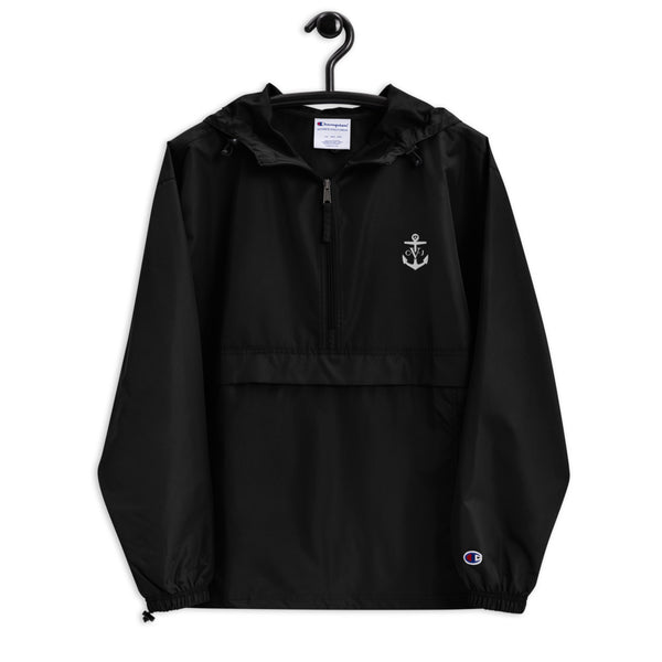 Commodore Val Jones Anchor Embroidered Champion Packable Jacket
