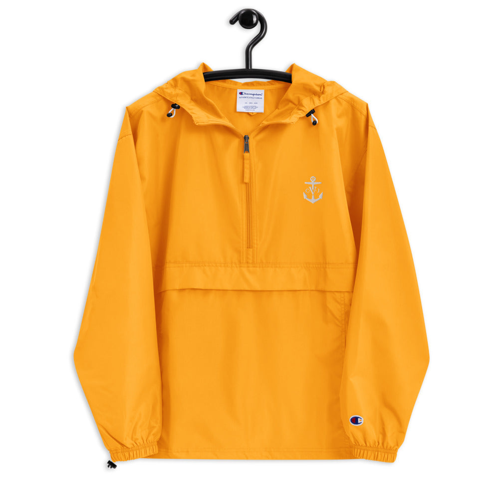 Commodore Val Jones Anchor Embroidered Champion Packable Jacket