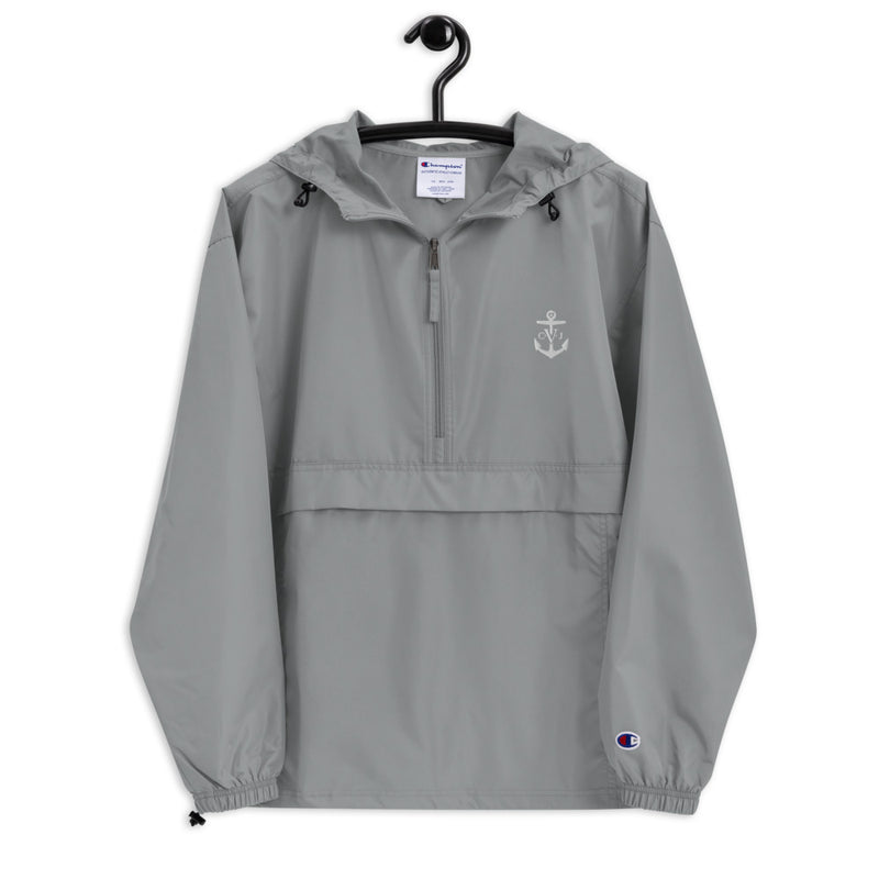 Commodore Val Jones Anchor Embroidered Champion Packable Jacket