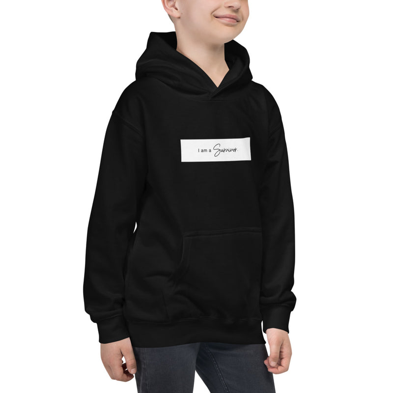 I Am A Survivor Kids Hoodie