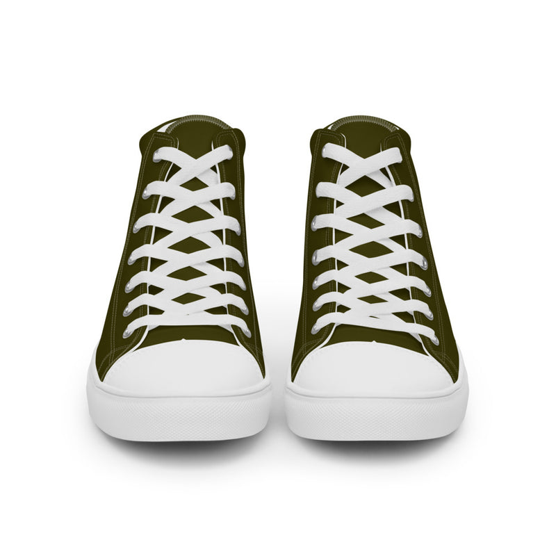 Happiness Men’s high top Army Green