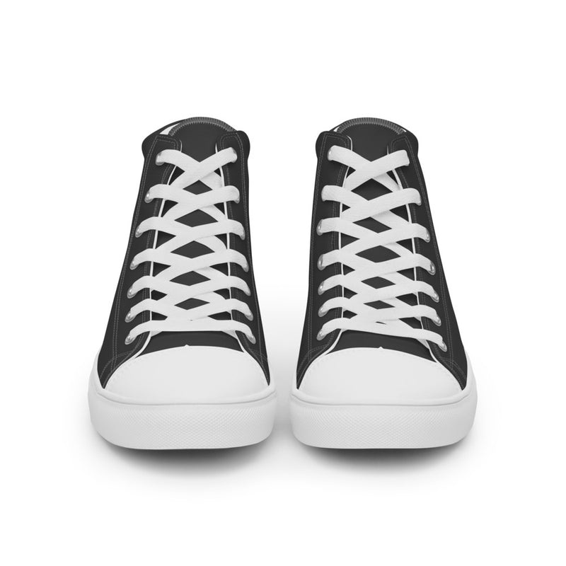 Happiness Men’s high top Dark Grey