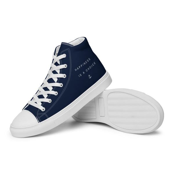 Happiness Men’s high top Navy