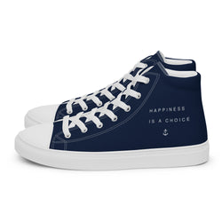 Happiness Men’s high top Navy