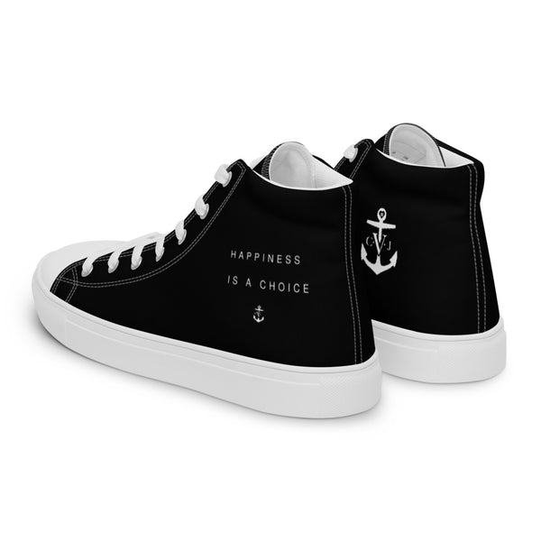 Happiness Men’s high top Black