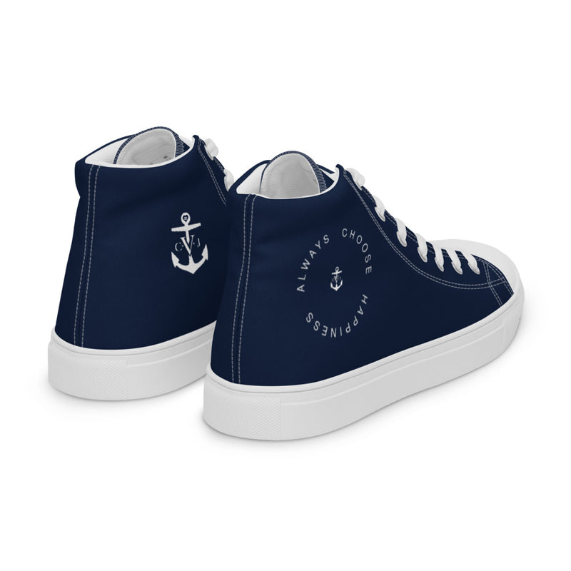 Happiness Men’s high top Navy