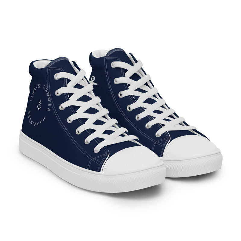 Happiness Men’s high top Navy