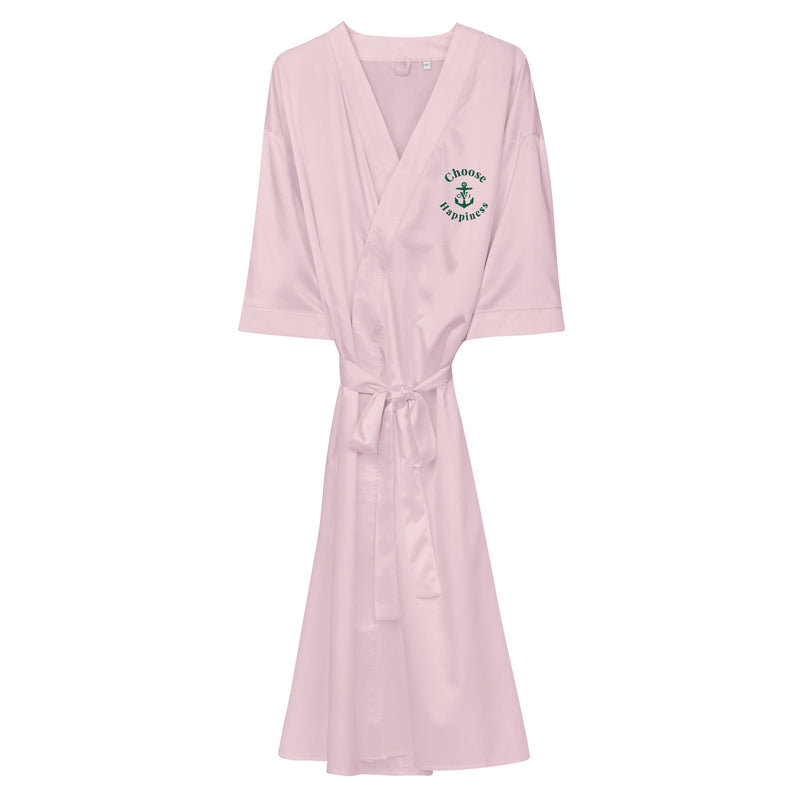 Choose Happiness Satin robe