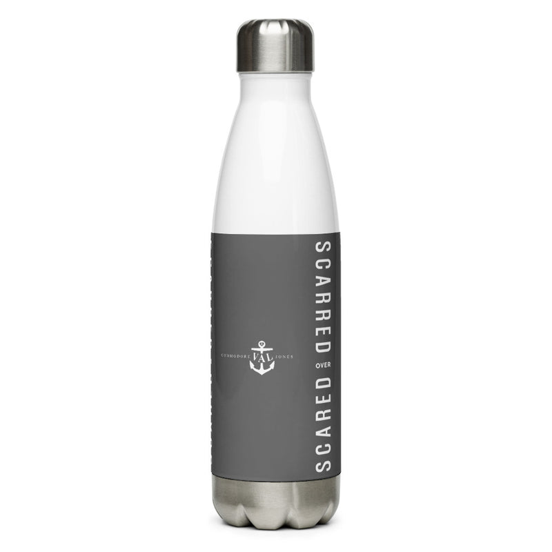 Scarred Over Scared Stainless Steel Water Bottle