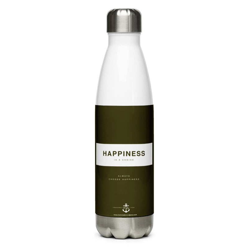 Happiness Is A Choice Water Bottle