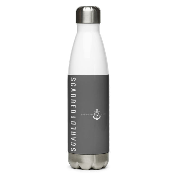 Scarred Over Scared Stainless Steel Water Bottle