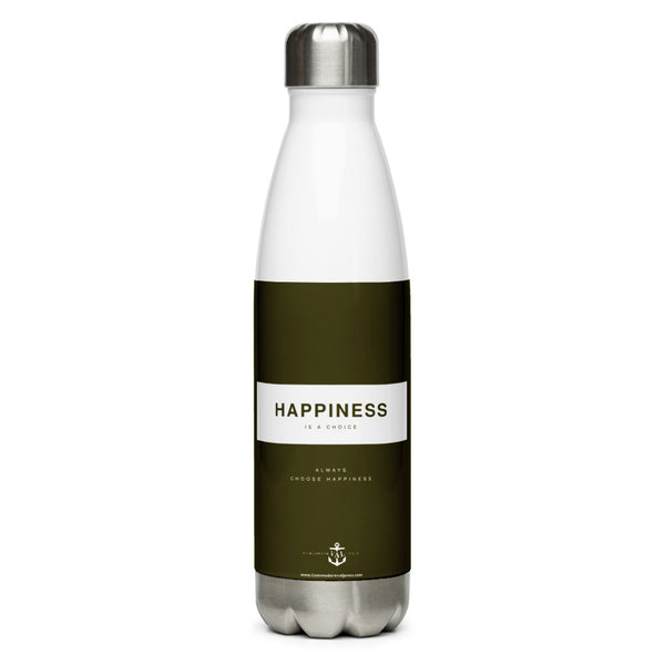 Happiness Is A Choice Water Bottle