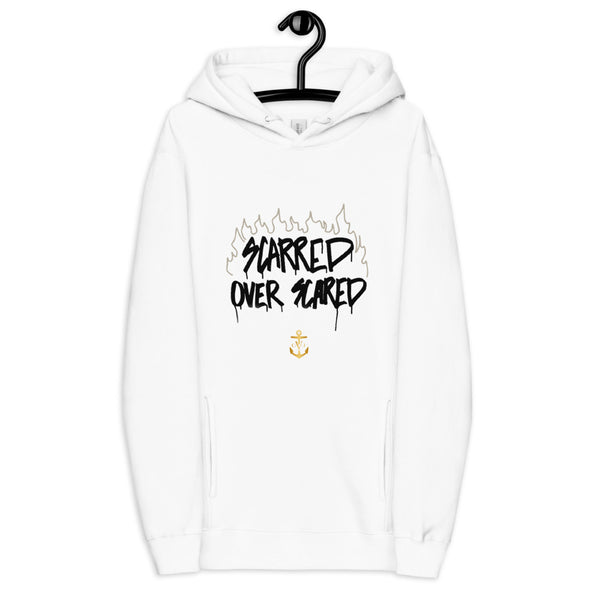 Cozy Unisex SOS White  hoodie