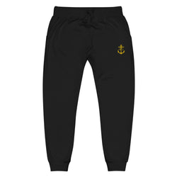 Cozy C.V.J Gold Embroidered Anchor Unisex sweatpants