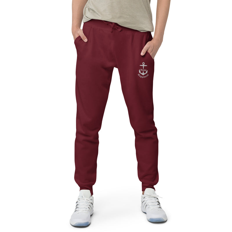 Choose Happiness Anchor Unisex fleece sweatpants