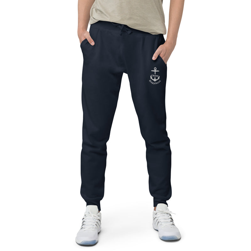 Choose Happiness Anchor Unisex fleece sweatpants