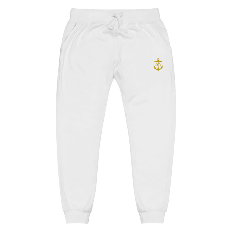 Cozy C.V.J Gold Embroidered Anchor Unisex sweatpants