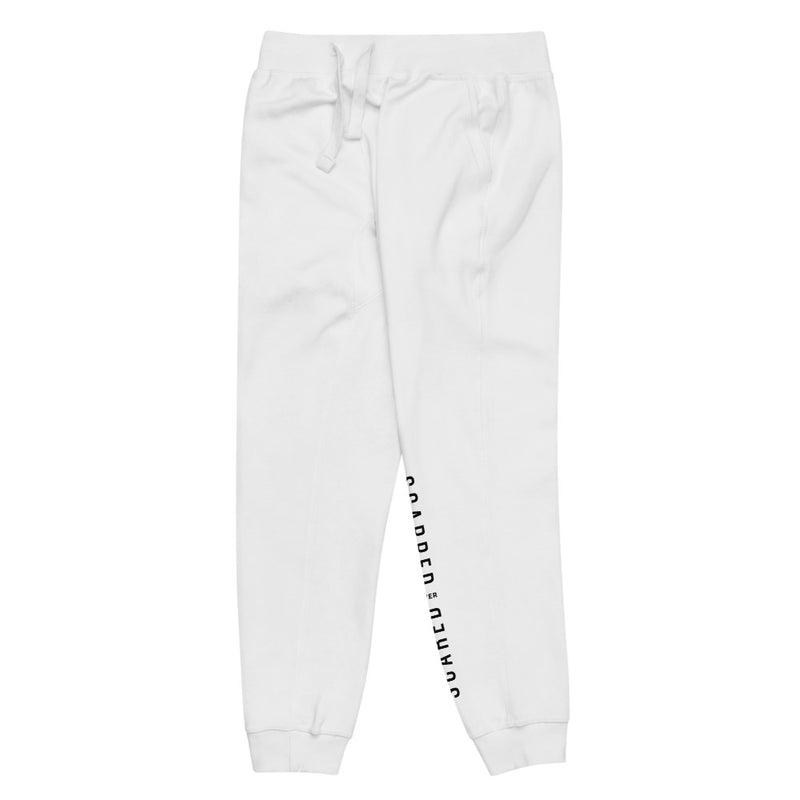 Cozy SOS Unisex White edition sweatpants