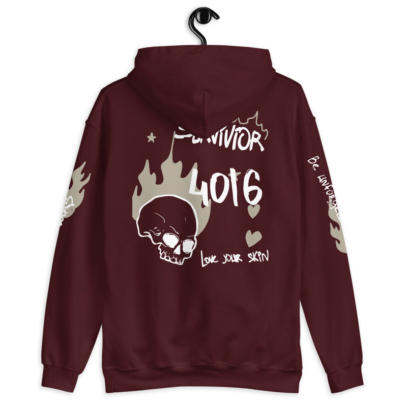 Scarred over Scared Unisex Hoodie