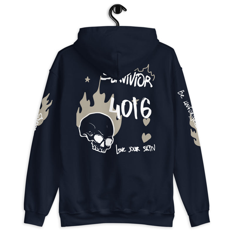 Scarred over Scared Unisex Hoodie