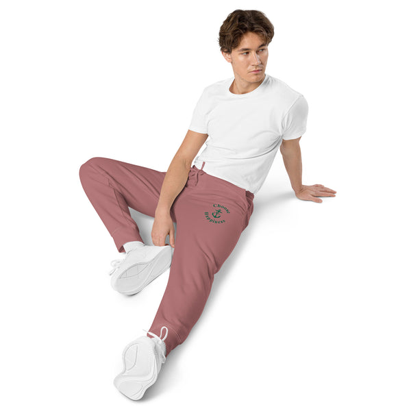 Choose Happiness Unisex pigment-dyed sweatpants