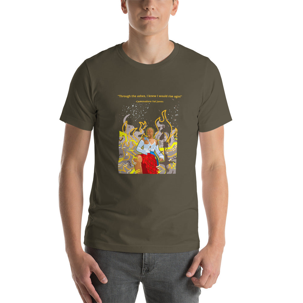 Commodore Val Jones "Through the Ashes" Unisex T-Shirt