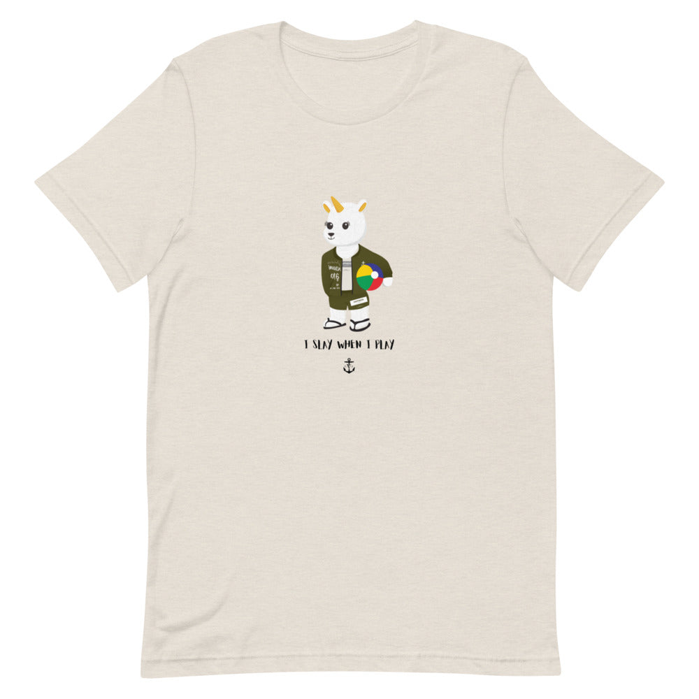 I Slay When I Play! Blanche Unisex T-Shirt