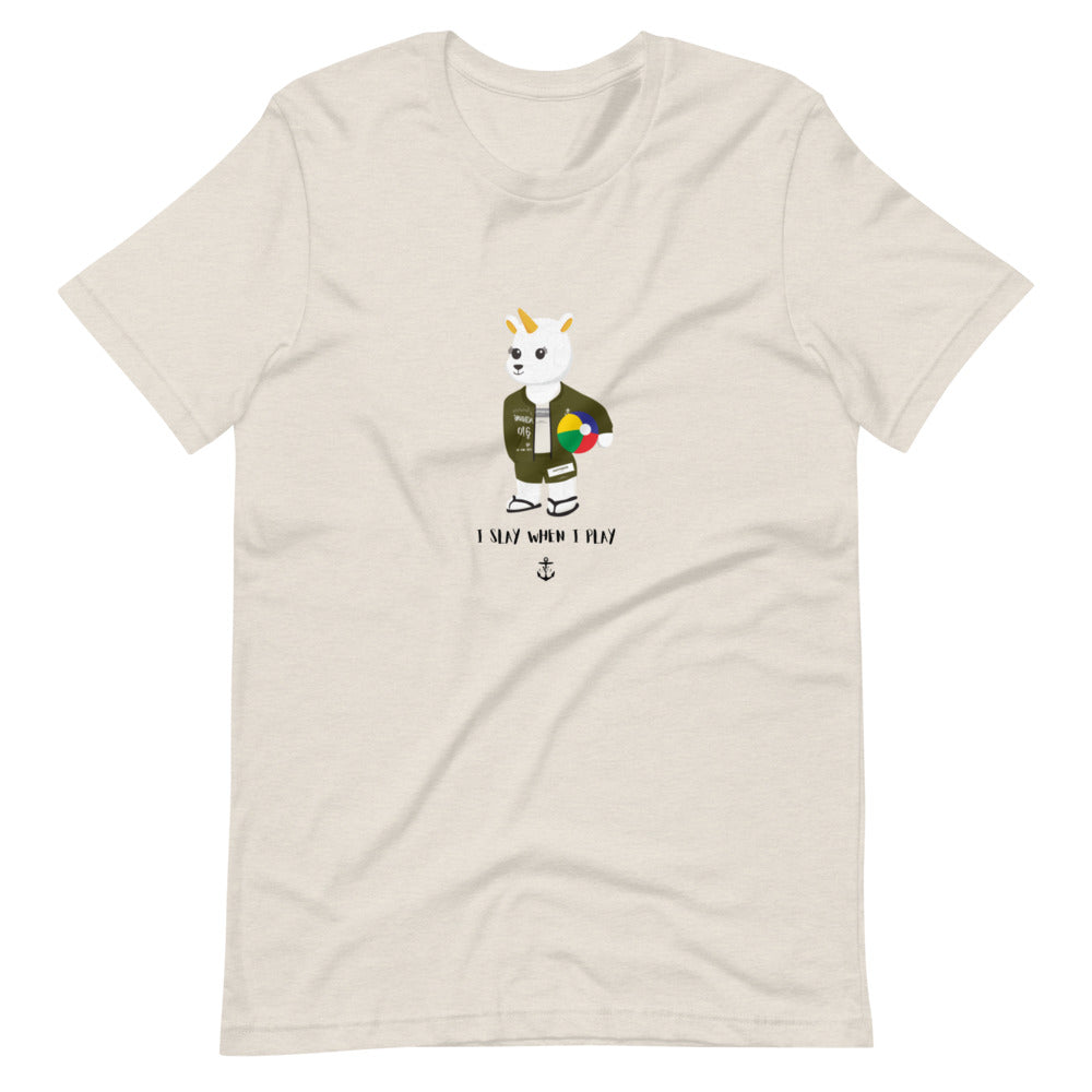 I Slay When I Play! Blanche Unisex T-Shirt