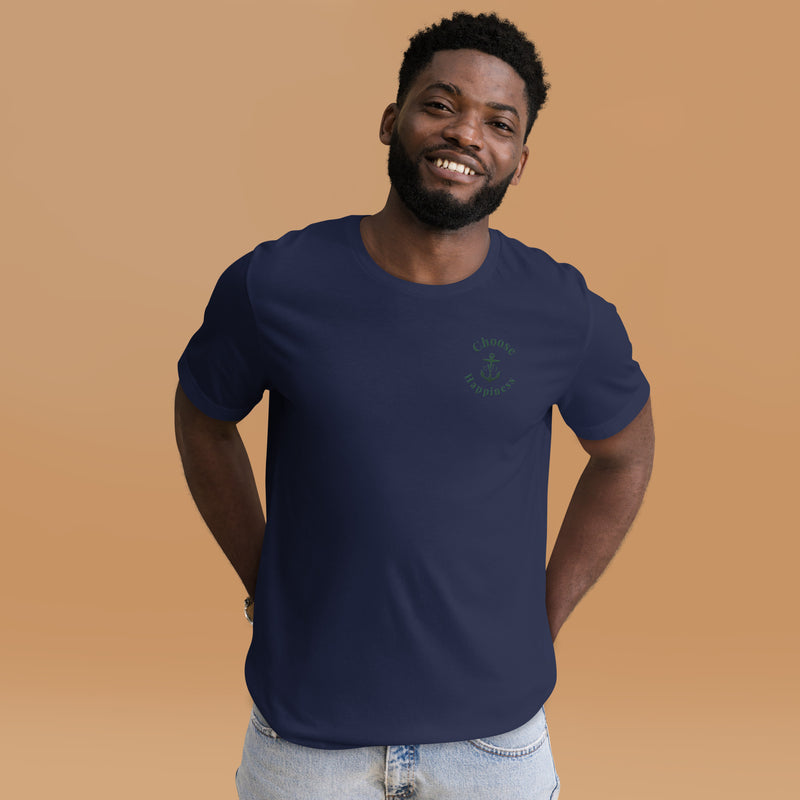 Choose Happiness Embroidered Unisex tee