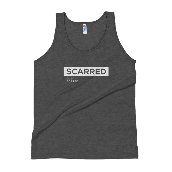 Scarred Over Scared Unisex Tank Top
