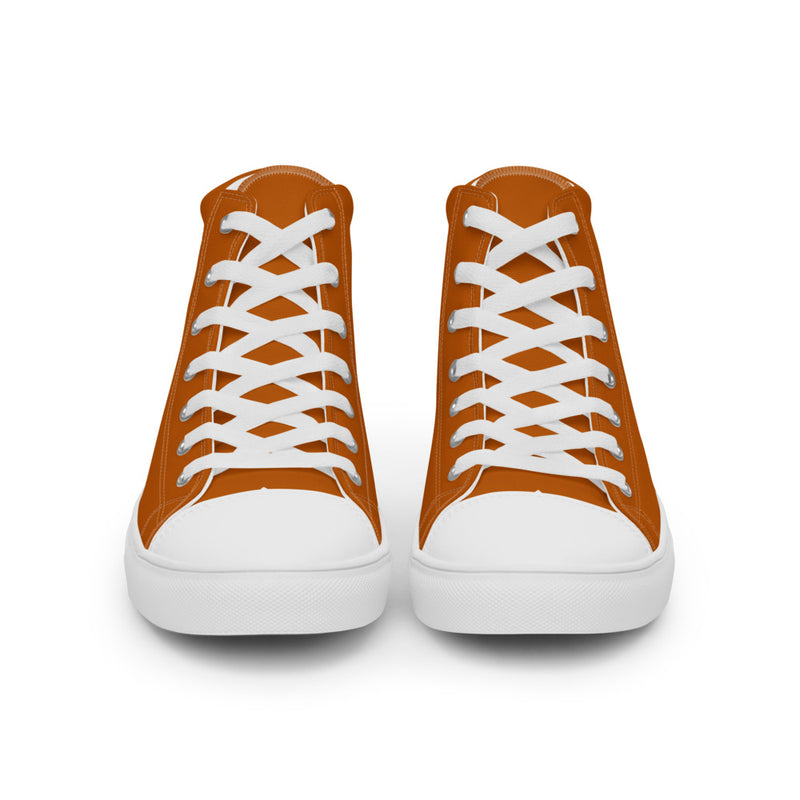 Happiness Women’s high top Burnt Orange