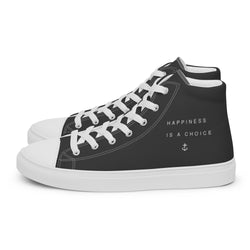 Happiness Women’s high top Dark Grey