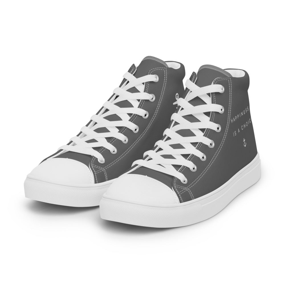Happiness Women’s high top Grey