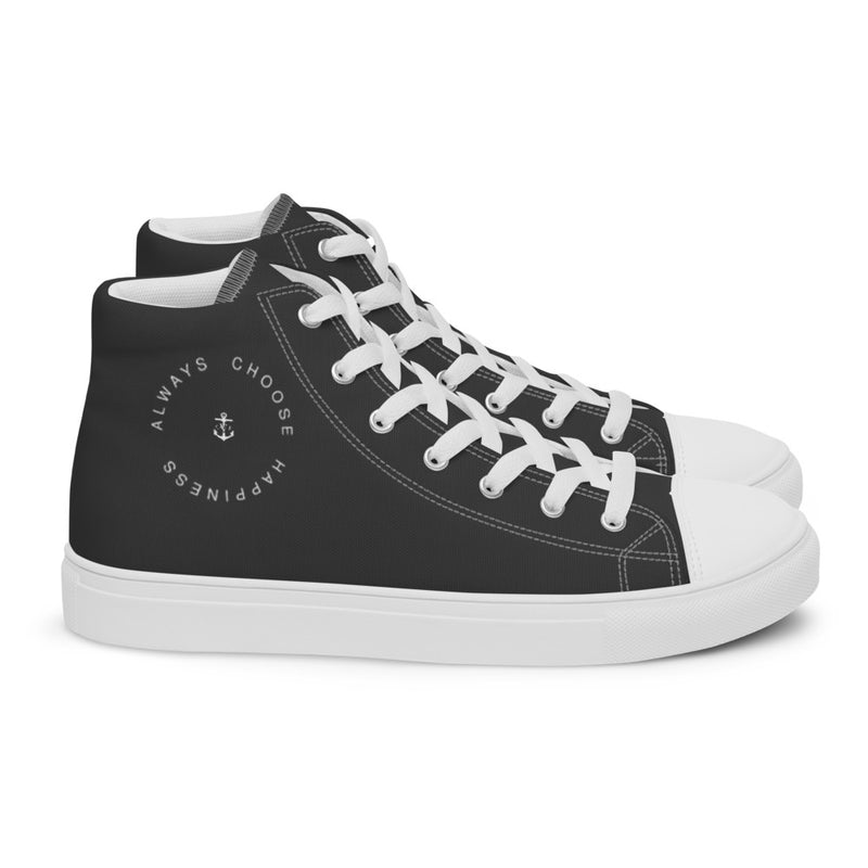 Happiness Women’s high top Dark Grey