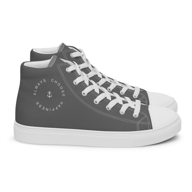 Happiness Women’s high top Grey