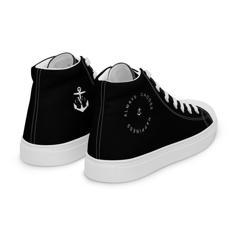 Happiness Women’s high top Black