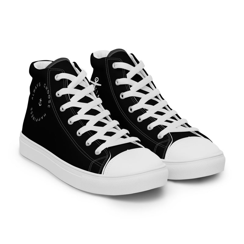 Happiness Women’s high top Black